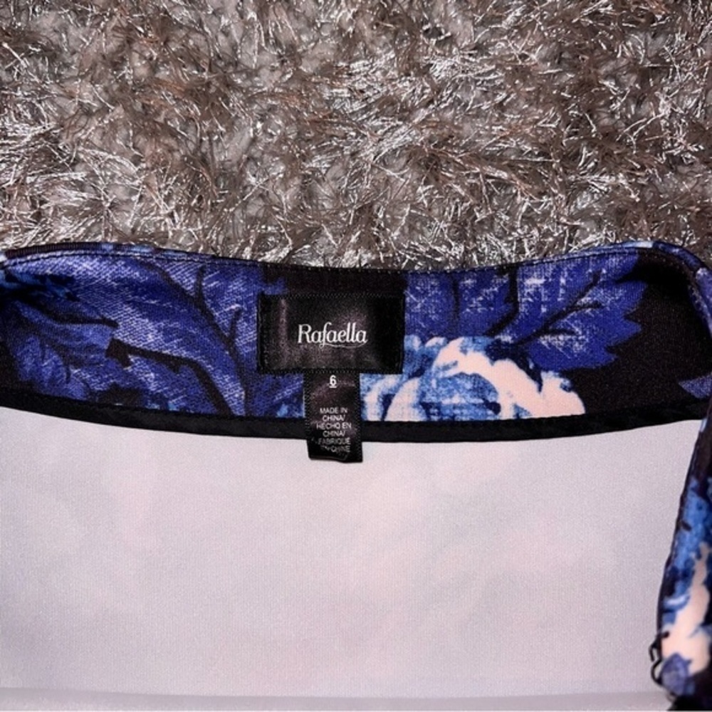#053 🥀 Rafaella High Waisted Rose Print Skirt - Picture 6 of 7
